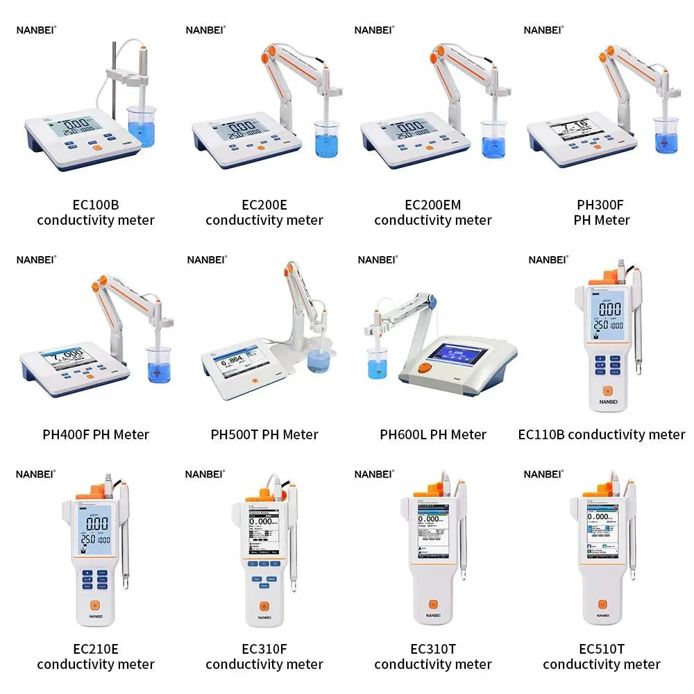 Ion Meter of H+, AG+, Na+, K+, Nh4+, Cl-, F-, No3-, Bf4-, Cn-, Cu2+, Pb2+, Ca2+